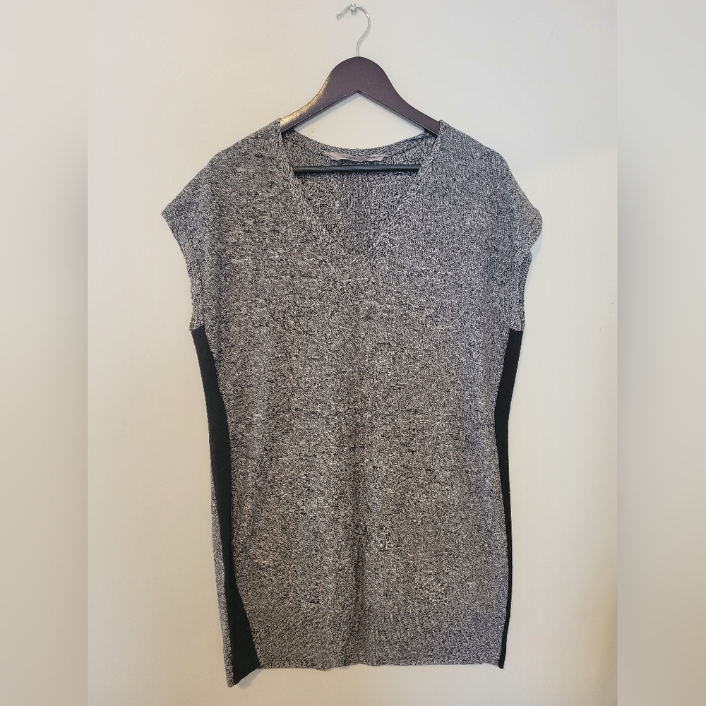 Athleta Heather Gray & Black Tunic Top/Sweater Dress